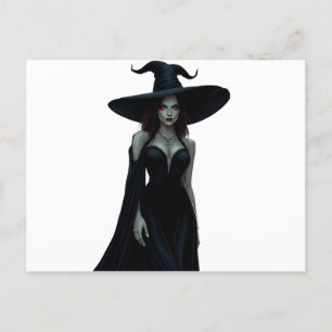Hexe der Nacht Postkarte