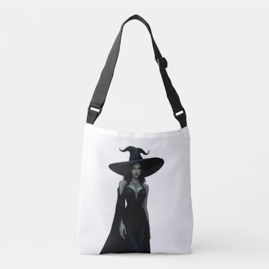 Hexe der Nacht Tragetaschen Mit Langen Trägern (Vorderseite)