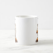 Hexe des Mittelalters: Halloween, maßgeschneiderte Kaffeetasse (Mittel)