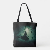 Hexe des Nebelwaldes-Tragetasche Tasche (Rückseite)