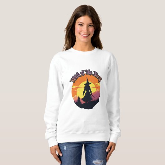 "Hexe des Nordens" Halloween 2024 Sweatshirt (Vorne ganz)