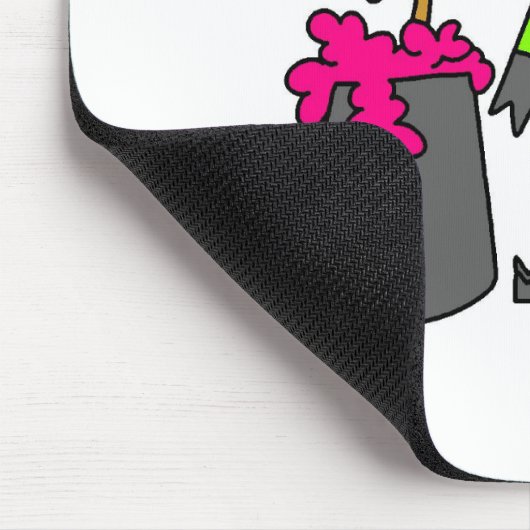 Hexe, die Gebräu macht Mousepad (Ecke)
