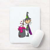 Hexe, die Gebräu macht Mousepad (Mit Mouse)