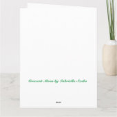 Hexe, die gesegnet werden kann, Grußkarte Karte (Rückseite)