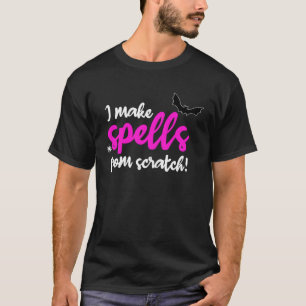 Hexe, die Zauber aus Scratch macht T-Shirt