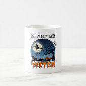 Hexe Don Be Basic Halloween Mondkatze Kürbis_1 Kaffeetasse (Mittel)