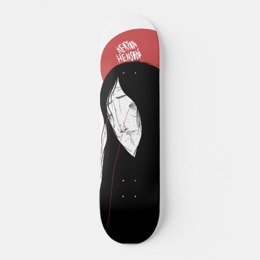 Hexe durch Keaton Henson Skateboard (Vorderseite)