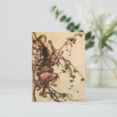Hexe Entangled in Thorns von Arthur Rackham Postkarte (Stehend Vorderseite)