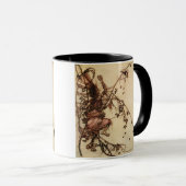 Hexe Entangled in Thorns von Arthur Rackham Tasse (VorderseiteRechts)