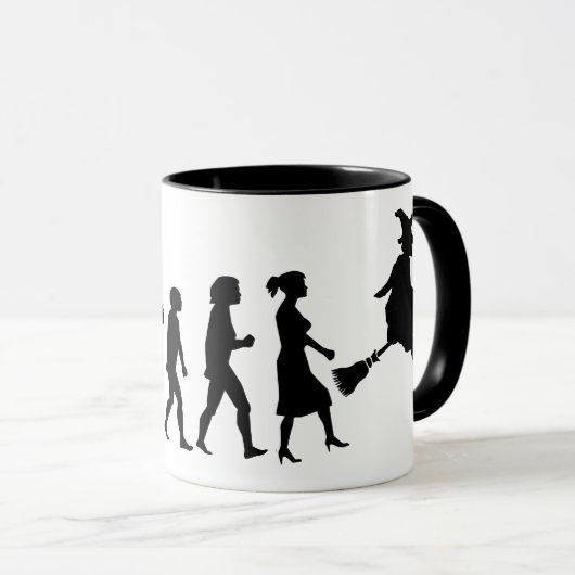 Hexe-Evolution Tasse (VorderseiteRechts)