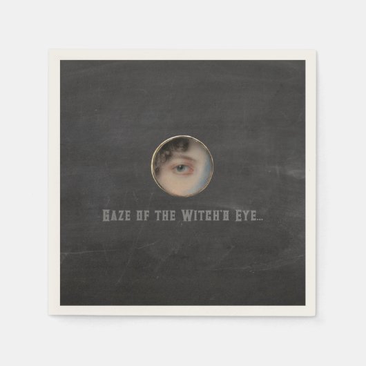 Hexe Eye Macabre Serviette (Vorderseite)