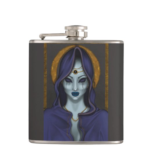 Hexe Flachmann (Vorderseite)