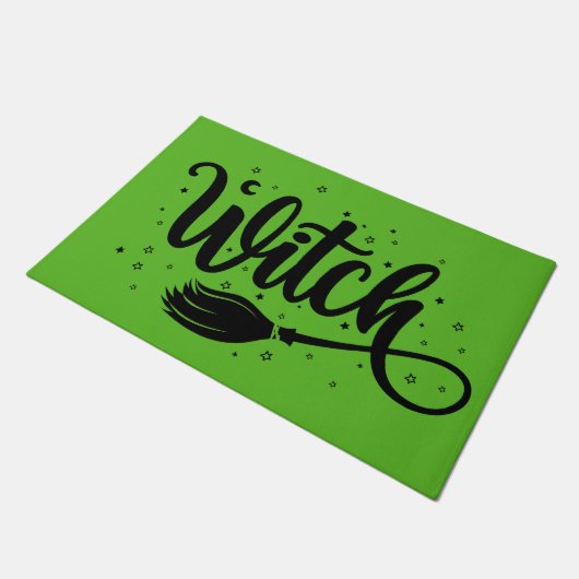 Hexe Fußmatte (Schrägansicht)