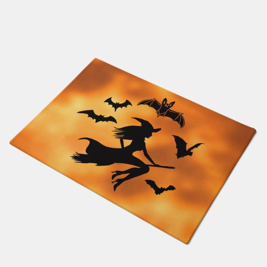 Hexe Fußmatte (Schrägansicht)