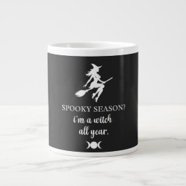 Hexe ganzjährig • Hexengeschenke  ||  Jumbo-Tasse
