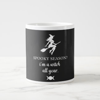 Hexe ganzjährig • Hexengeschenke  ||  Jumbo-Tasse