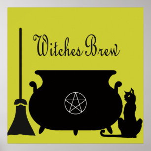 Hexe-Gebräu Poster