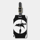 Hexe Gepäckanhänger (Vorderseite vertikal)