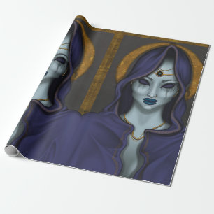 Hexe Geschenkpapier