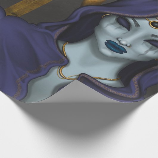 Hexe Geschenkpapier (Ecke)