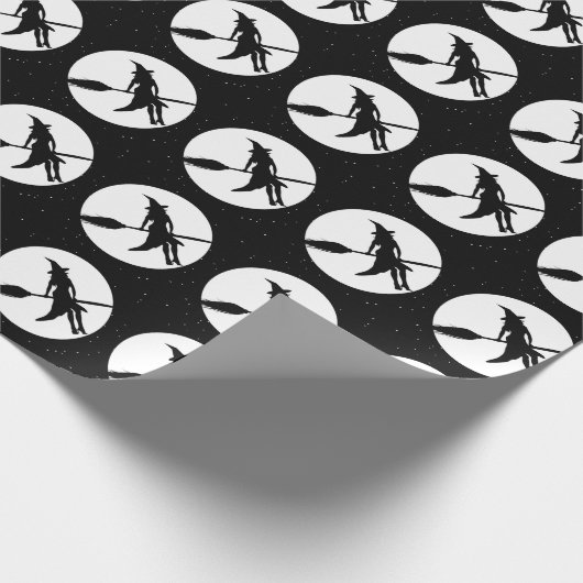 Hexe Geschenkpapier (Ecke)