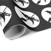 Hexe Geschenkpapier (Rolleneckpunkt)