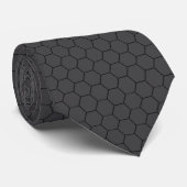 Hexe-Gitter-Schwarz-Schwarzes Krawatte (Gerollt)
