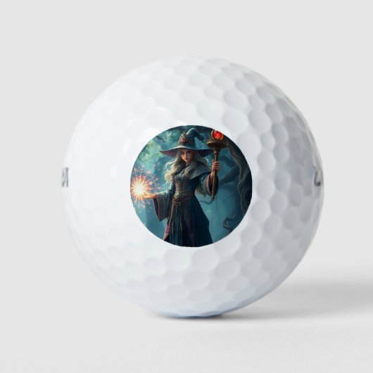 Hexe Golfball (Vorderseite)