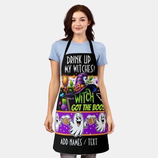 Hexe Got die Boos Schürze (Getragen)