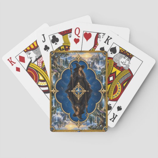 Hexe, Gothic Fantasy Monster Spielkarten (Rückseite)