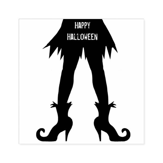 Hexe Gummistempel (Prägung)