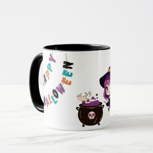 Hexe/Halloween/Fall/Herbst Tasse (Vorderseite Links)