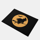 Hexe Halloween Fußmatte (Schrägansicht)
