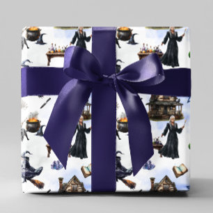 Hexe Halloween Geschenkpapier