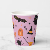 Hexe Halloween Pappbecher (Vorderseite)