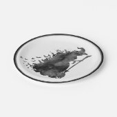 Hexe-Halloween-Pappteller Pappteller (Schrägansicht)