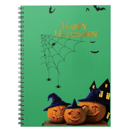 Hexe: Halloween Spiral Foto Tagebuch (Vorderseite)