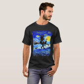 Hexe Halloween Starry Night Van Gogh Aesthetic Pa T-Shirt (Vorne ganz)