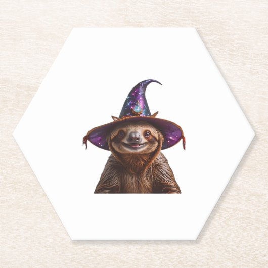 Hexe Halloween-Trick oder leckeres Kürbiski Untersetzer (Vorderseite)