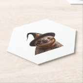 Hexe Halloween-Trick oder leckeres Kürbiski Untersetzer (angewinkelt)