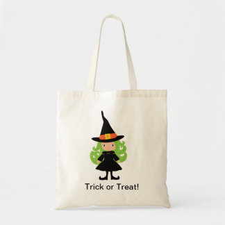 Hexe-Halloweentrick-oder -Leckerei-Taschen-Tasche Tragetasche
