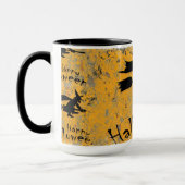Hexe Happy Halloween Tasse (Links)