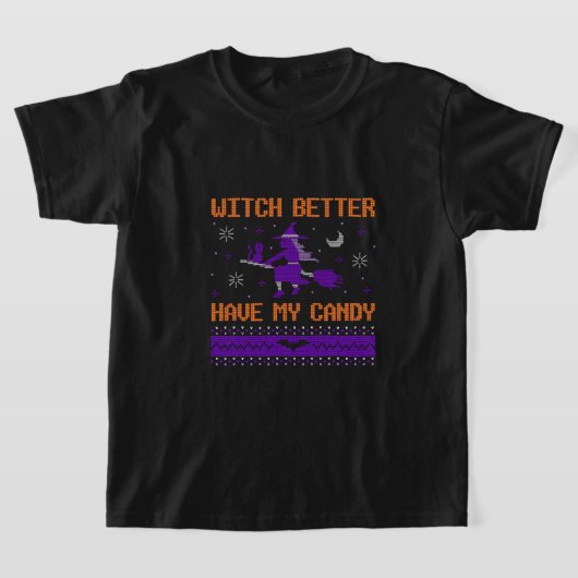 Hexe hat besser mein Kandy Halloween T-Shirt (Ablage )