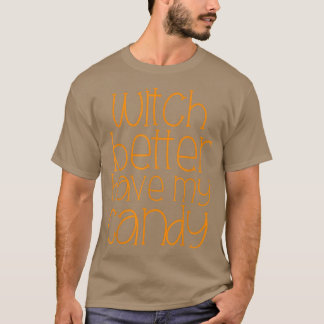 Hexe hat besser mein süßes, sonniges Halloweenkost T-Shirt
