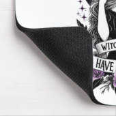 Hexe hat besser meine Kaffeemaschine zum Schwimmen Mousepad (Ecke)