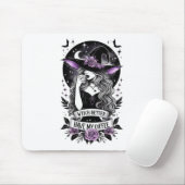 Hexe hat besser meine Kaffeemaschine zum Schwimmen Mousepad (Mit Mouse)