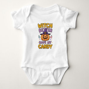 Hexe hat besser meine Süßigkeit - Niedliches Kawai Baby Strampler