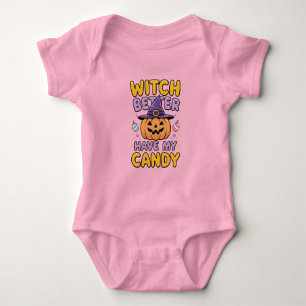 Hexe hat besser meine Süßigkeit - Niedliches Kawai Baby Strampler