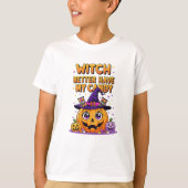 Hexe hat besser meine Süßigkeit - Niedliches Kawai T-Shirt (Vorderseite)