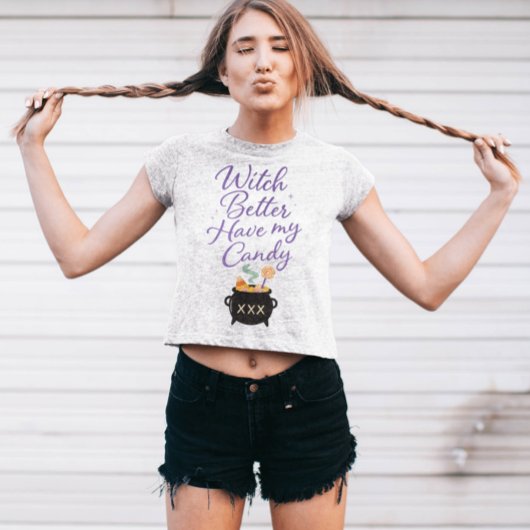 Hexe hat besser meine Süßigkeiten.